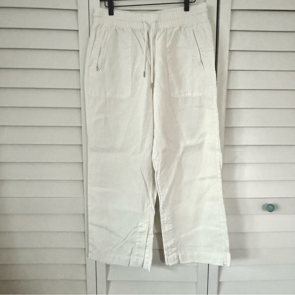 Athleta White Retreat Pants :: size 8P